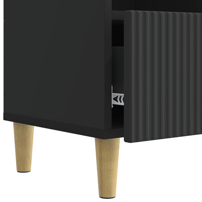 Mobile TV Nero 102 x 34,5 x 50 cm Legno ingegnerizzato | homemem39