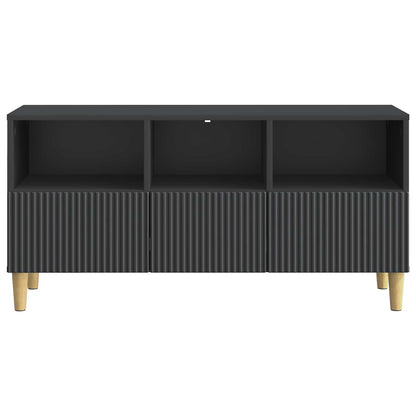 Mobile TV Nero 102 x 34,5 x 50 cm Legno ingegnerizzato | homemem39
