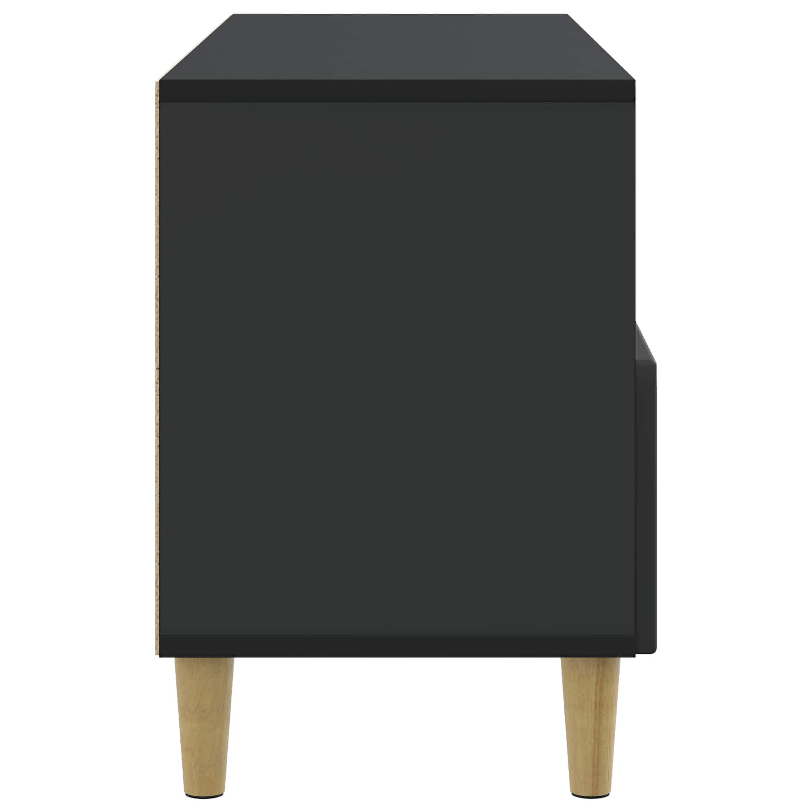 Mobile TV Nero 102 x 34,5 x 50 cm Legno ingegnerizzato | homemem39