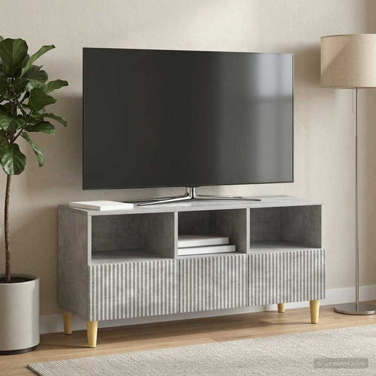 Mobile TV con cassetto Grigio Cemento 102 x 34,5 x 50 cm