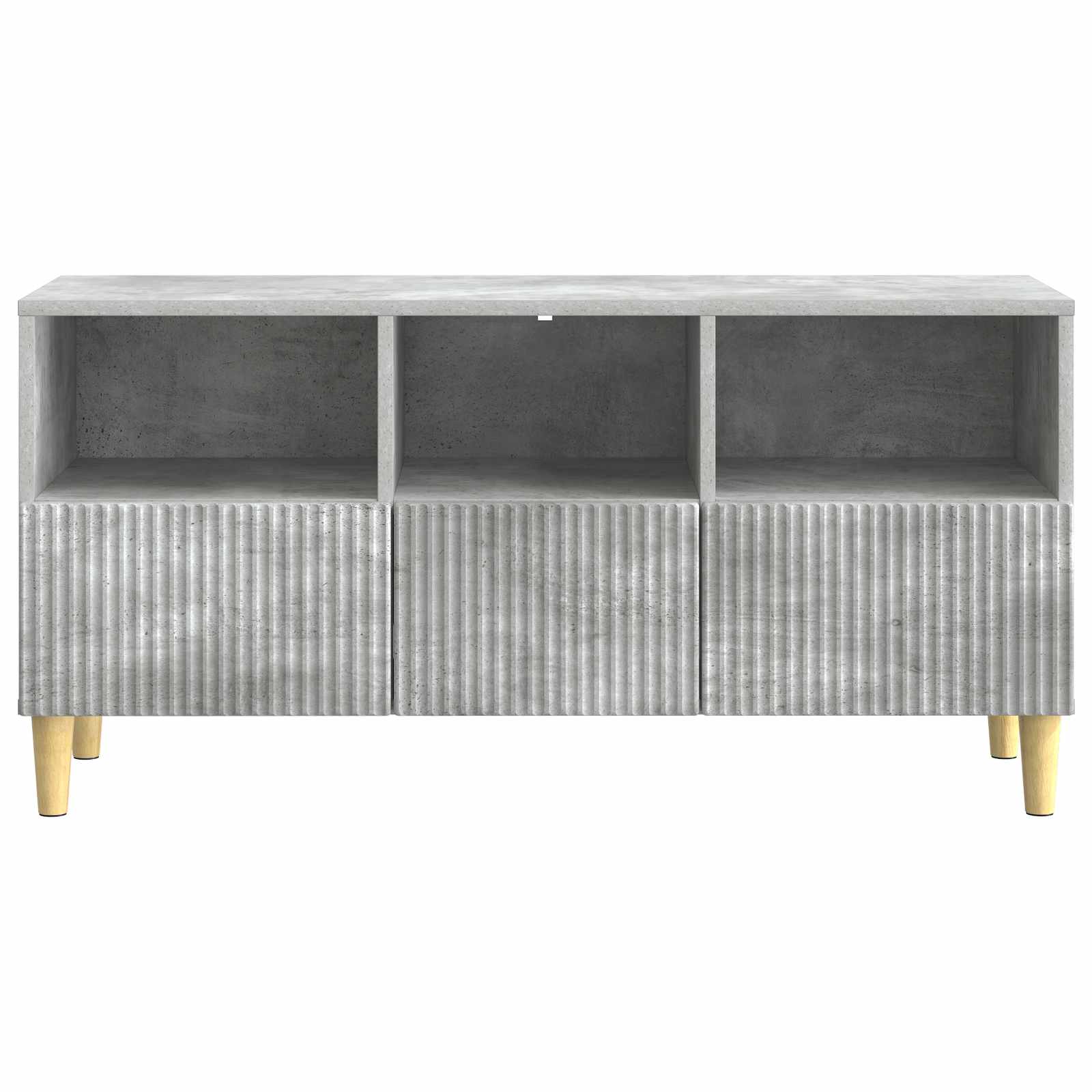 Mobile TV con cassetto Grigio Cemento 102 x 34,5 x 50 cm | homemem39
