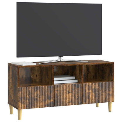 Mobile TV Rovere Fumo 102 x 34,5 x 50 cm Legno ingegnerizzato