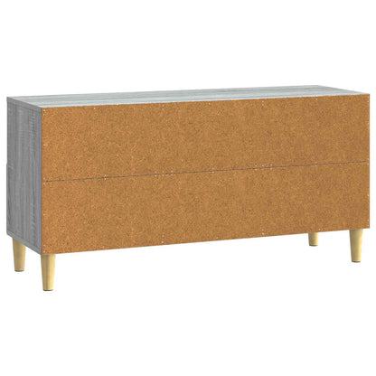 Mobile TV Grigio Sonoma 102 x 34,5 x 50 cm Legno ingegnerizzato | homemem39