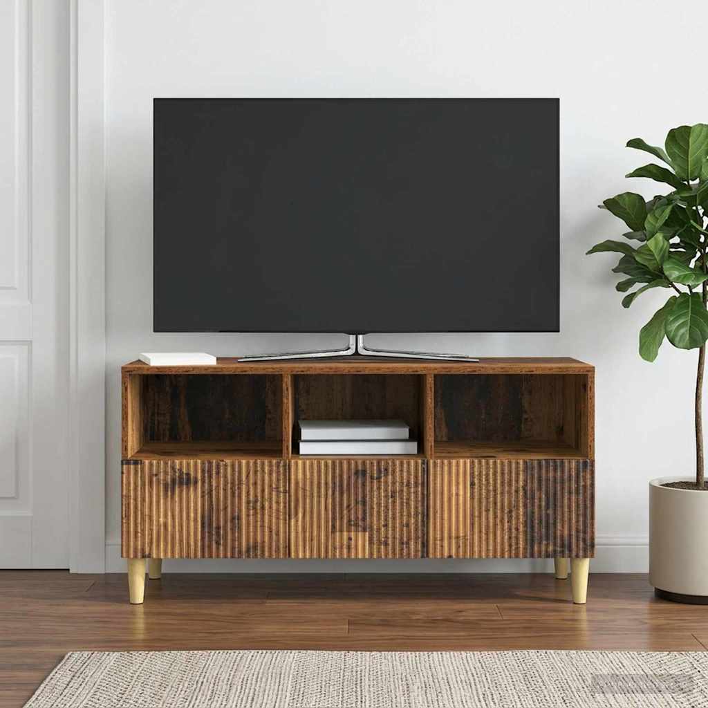 Mobile TV Legno antico 102 x 34,5 x 50 cm Legno ingegnerizzato