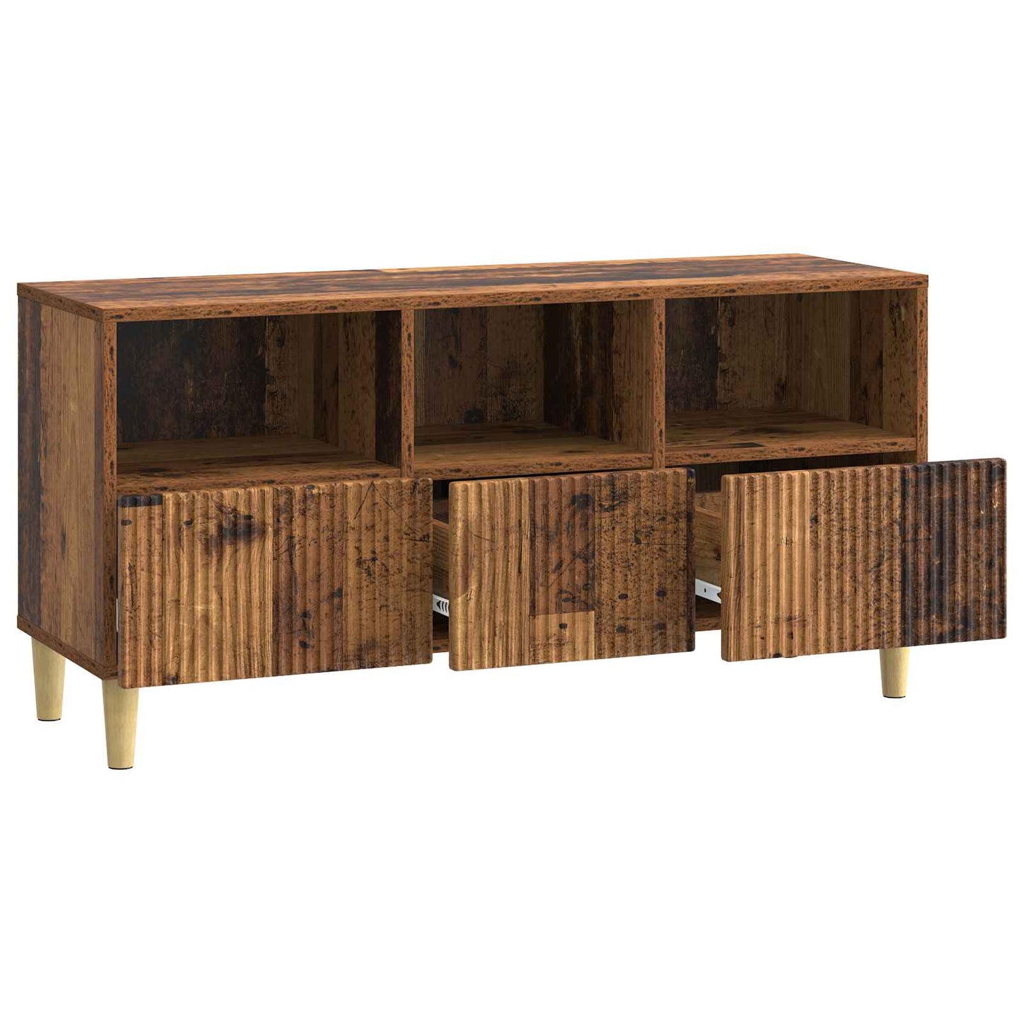 Mobile TV Legno antico 102 x 34,5 x 50 cm Legno ingegnerizzato | homemem39