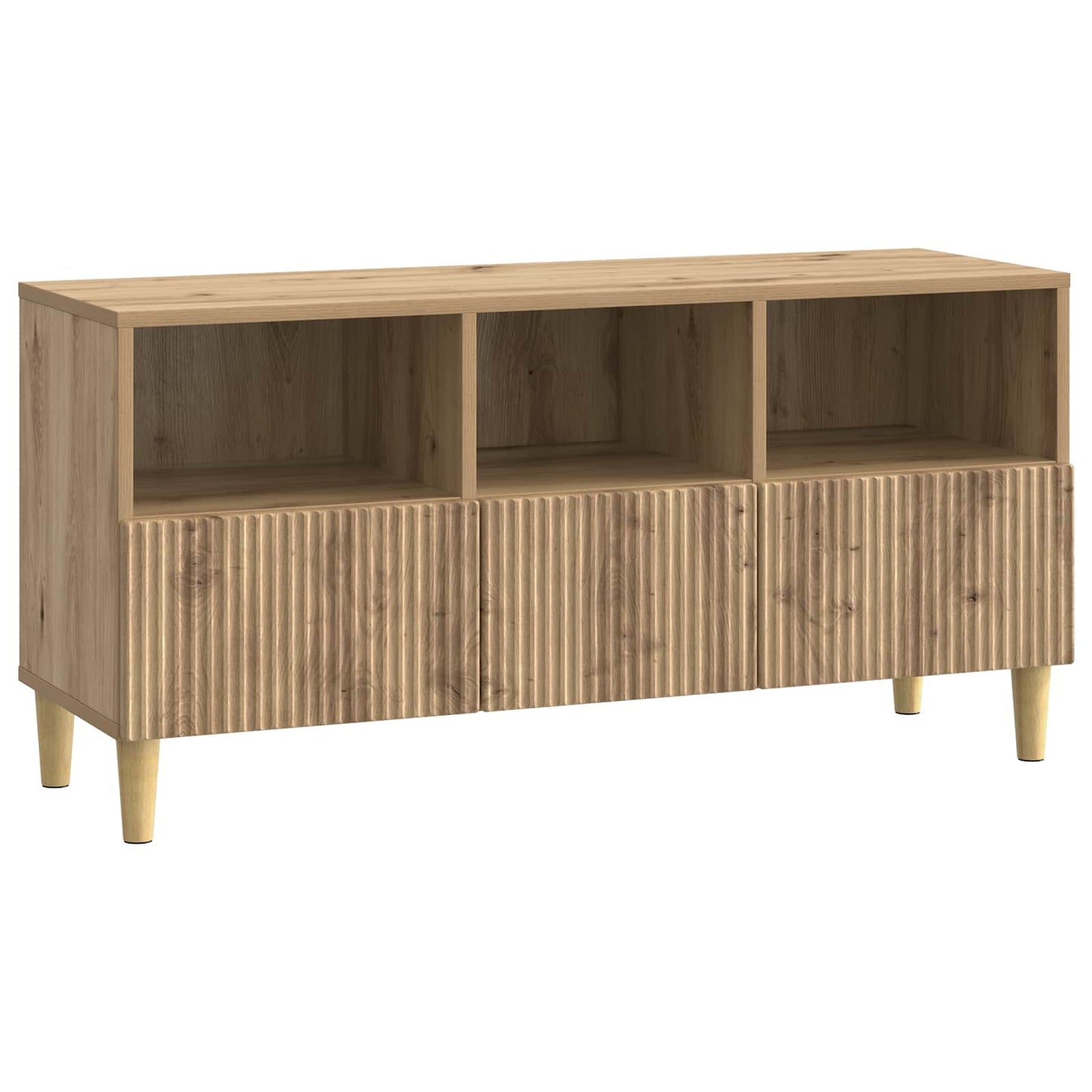 Mobile TV con cassetto Rovere Artigianale 102 x 34,5 x 50 cm