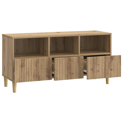 Mobile TV con cassetto Rovere Artigianale 102 x 34,5 x 50 cm