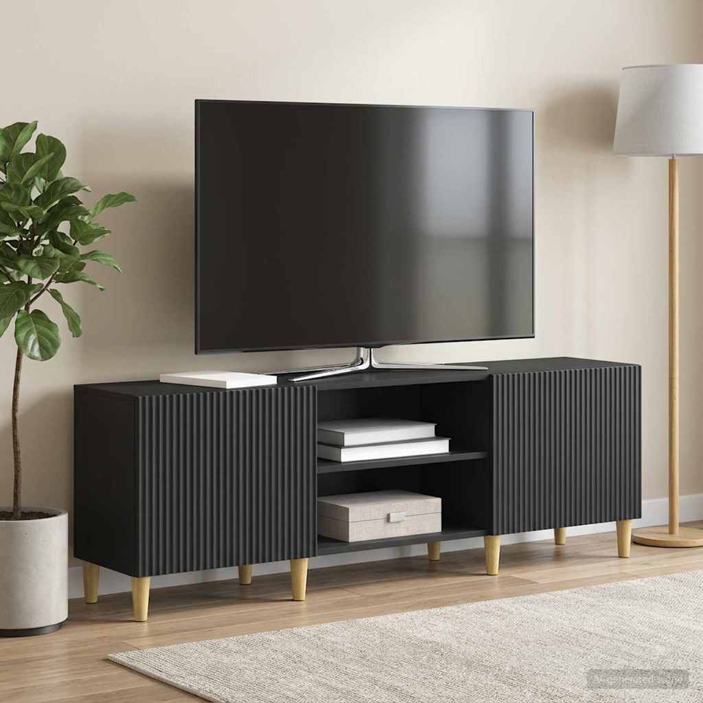 Mobile TV Nero 150 x 31 x 50 cm Legno ingegnerizzato