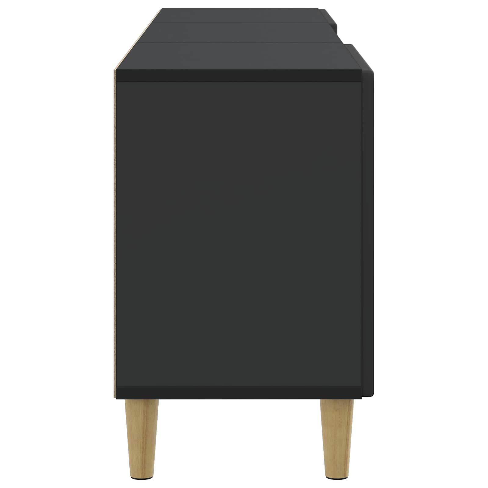 Mobile TV Nero 150 x 31 x 50 cm Legno ingegnerizzato | homemem39