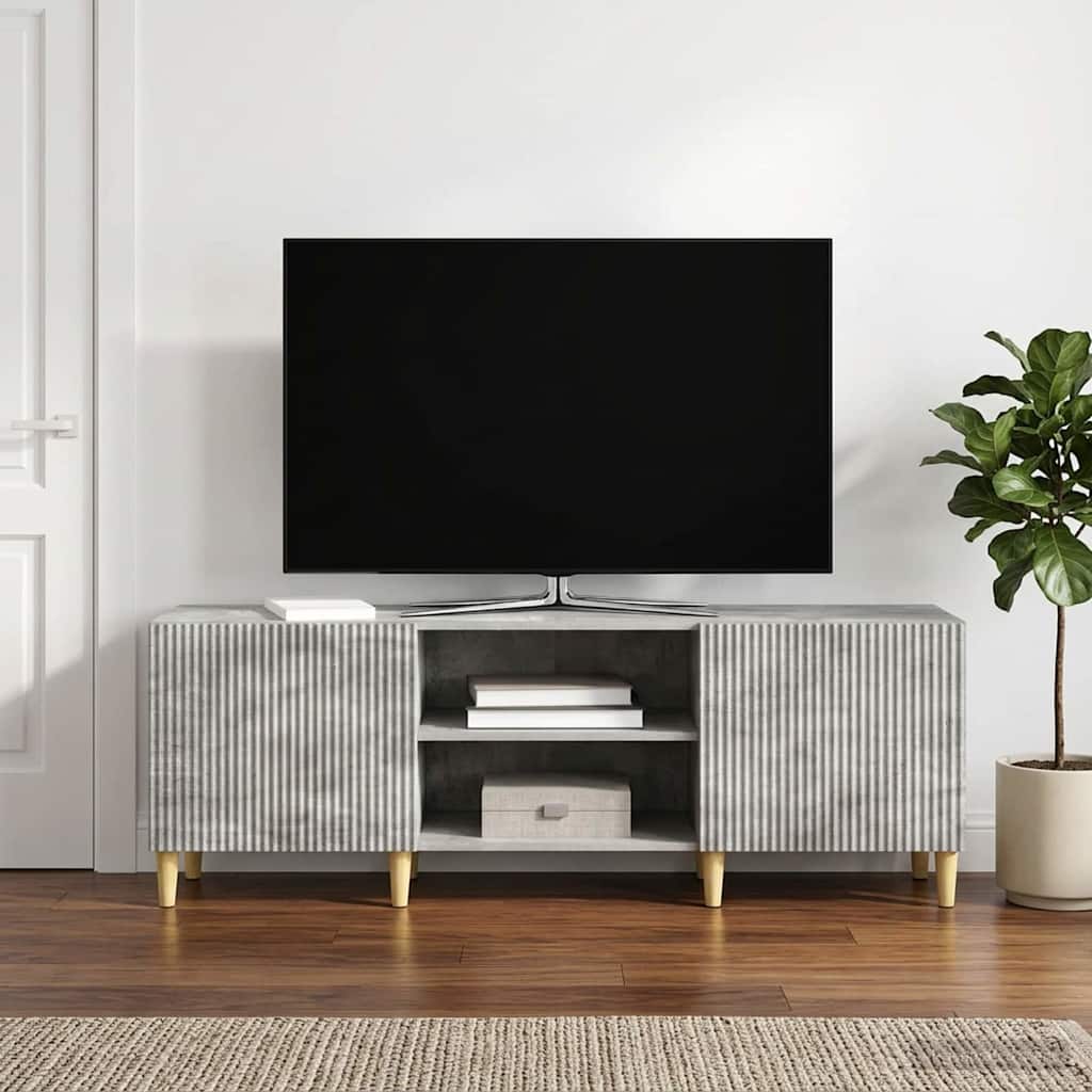 Mobile TV Grigio Cemento 150 x 31 x 50 cm Legno ingegnerizzato