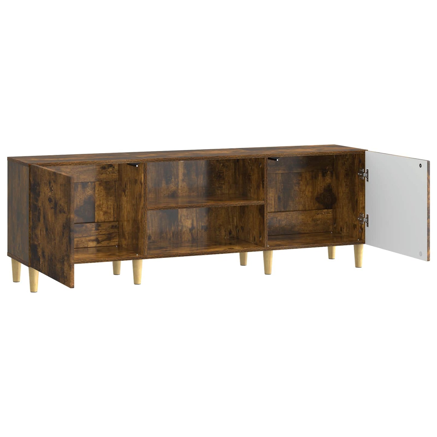 Mobile TV Rovere Fumo 150 x 31 x 50 cm Legno ingegnerizzato