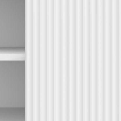 Mobile TV Bianco Lucido 102 x 34,5 x 50 cm Legno ingegnerizzato | homemem39