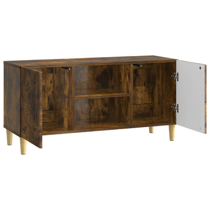Mobile TV Rovere Fumo 102 x 34,5 x 50 cm Legno ingegnerizzato | homemem39