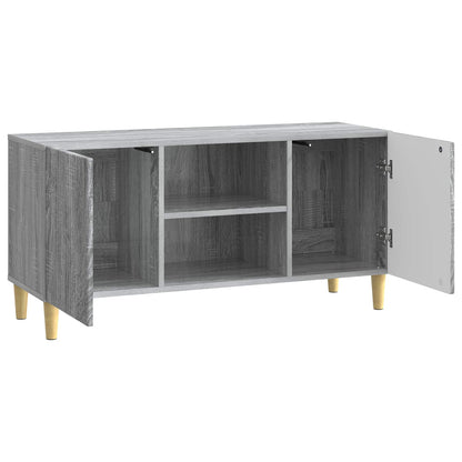 Mobile TV Grigio Sonoma 102 x 34,5 x 50 cm Legno ingegnerizzato | homemem39