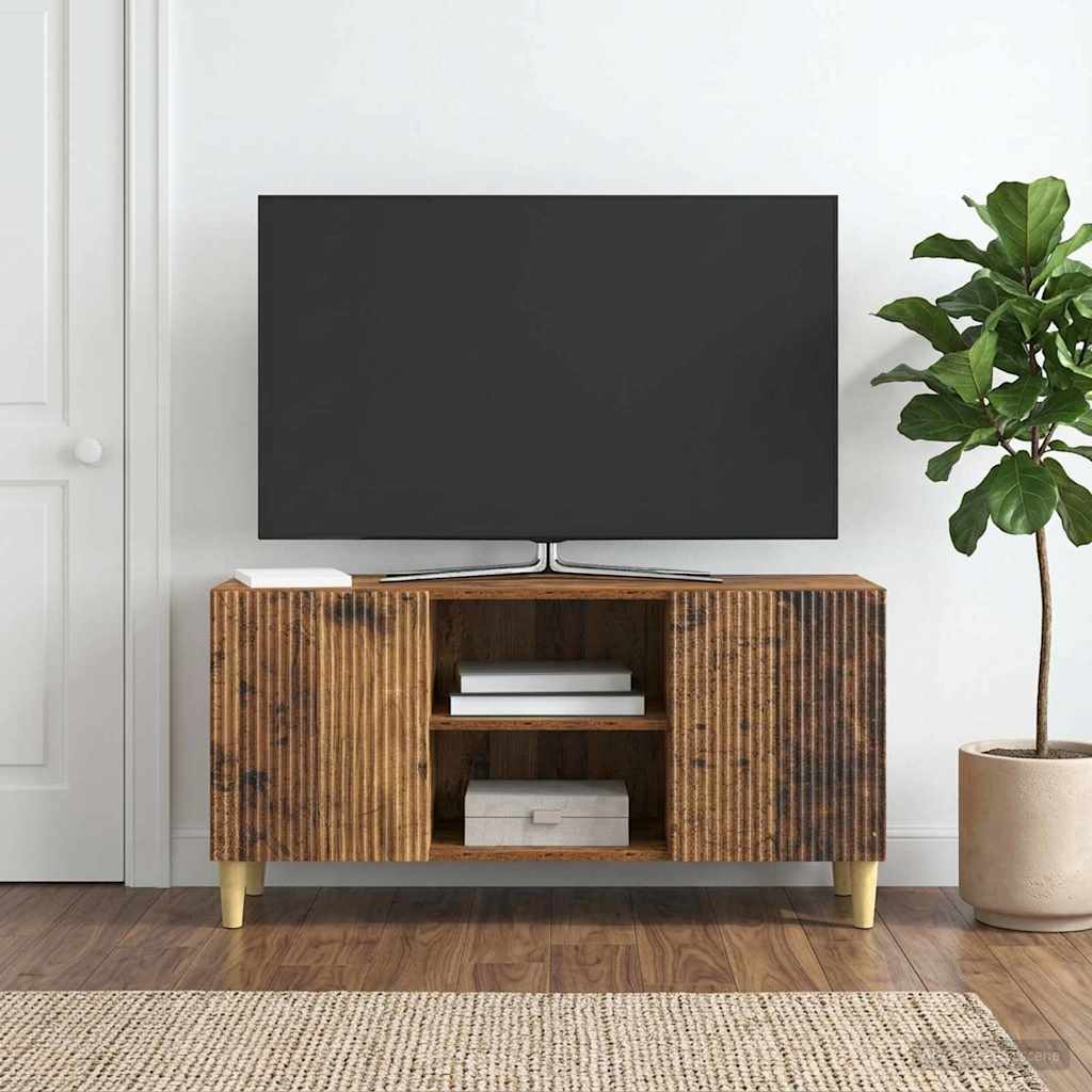 Mobile TV Legno antico 102 x 34,5 x 50 cm Legno ingegnerizzato
