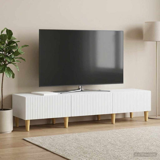 Mobile TV Bianco 147 x 34,5 x 30 cm Legno ingegnerizzato | homemem39