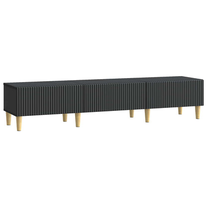 Mobile TV Nero 147 x 34,5 x 30 cm Legno ingegnerizzato | homemem39