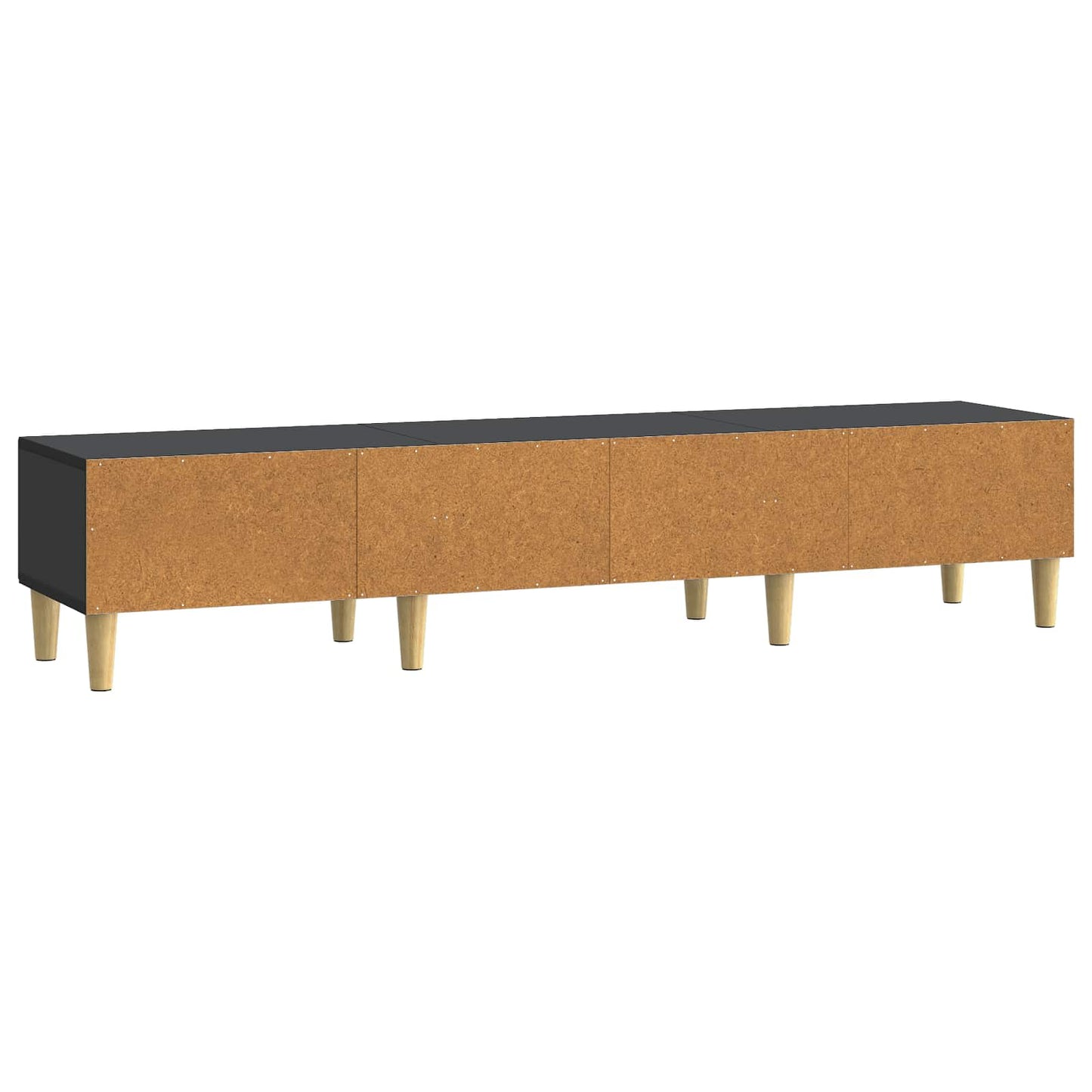 Mobile TV Nero 147 x 34,5 x 30 cm Legno ingegnerizzato | homemem39
