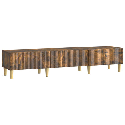 Mobile TV Rovere Fumo 147 x 34,5 x 30 cm Legno ingegnerizzato