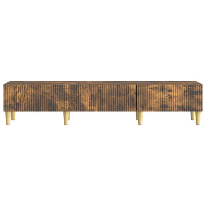 Mobile TV Rovere Fumo 147 x 34,5 x 30 cm Legno ingegnerizzato | homemem39