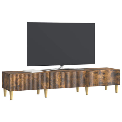 Mobile TV Rovere Fumo 147 x 34,5 x 30 cm Legno ingegnerizzato