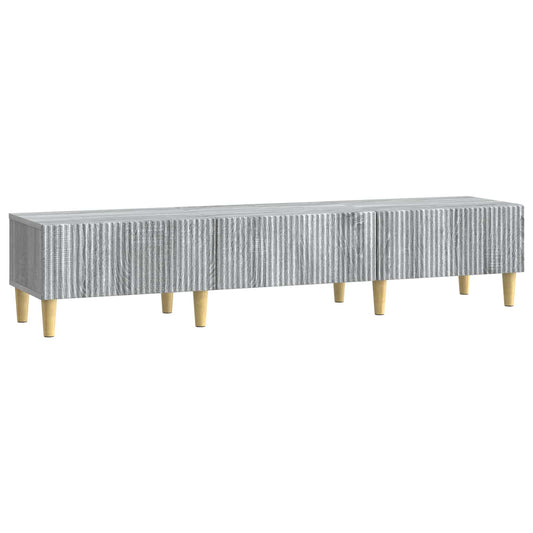 Mobile TV Grigio Sonoma 147 x 34,5 x 30 cm Legno ingegnerizzato | homemem39