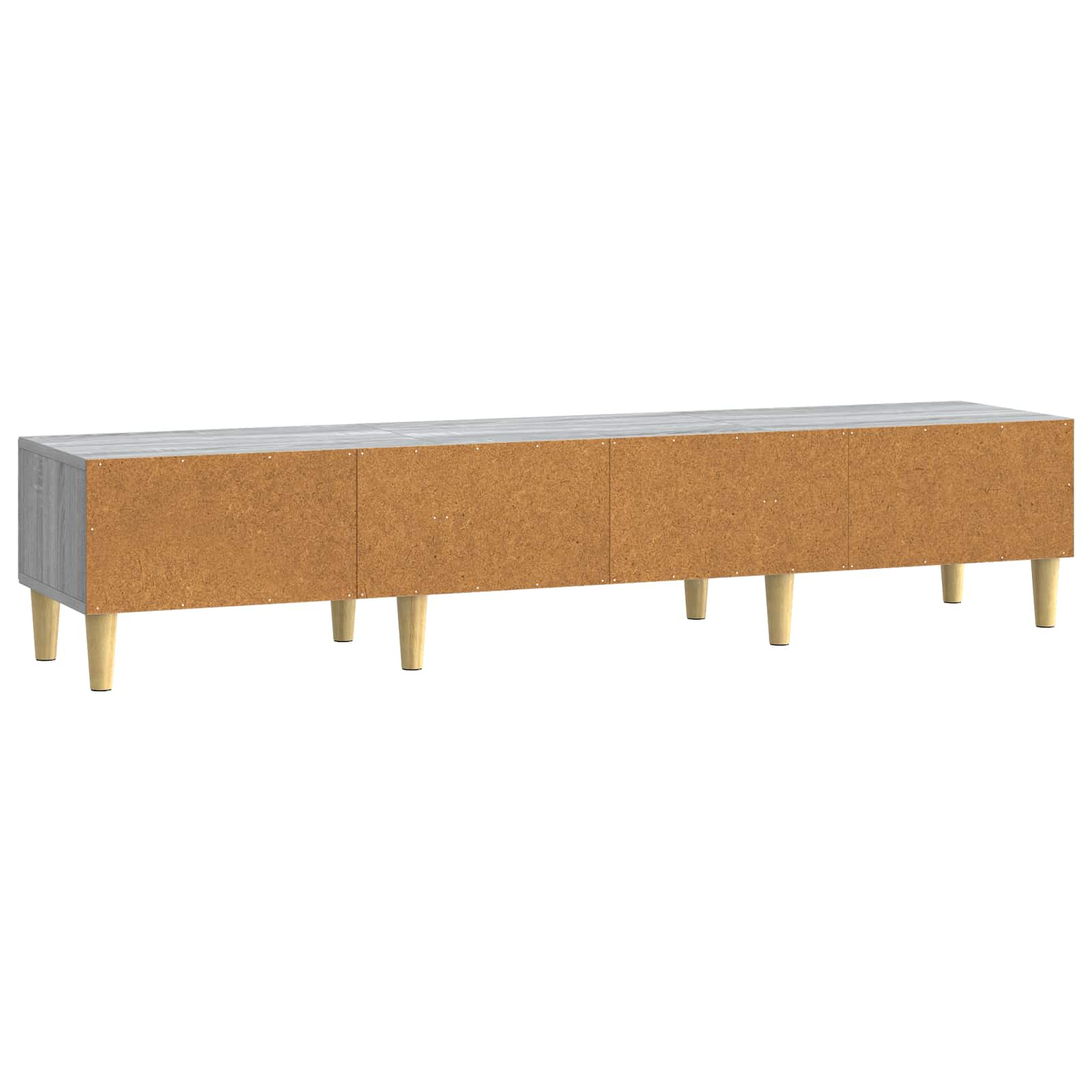 Mobile TV Grigio Sonoma 147 x 34,5 x 30 cm Legno ingegnerizzato | homemem39