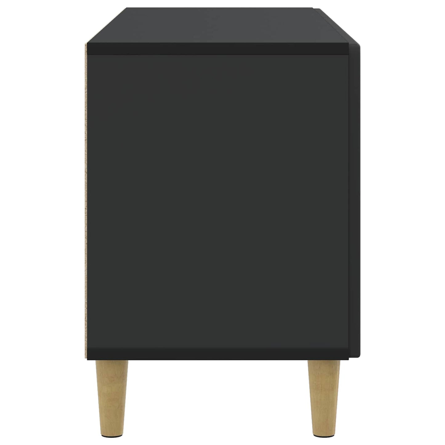 Mobile TV Nero 99 x 34,5 x 50 cm Legno ingegnerizzato | homemem39