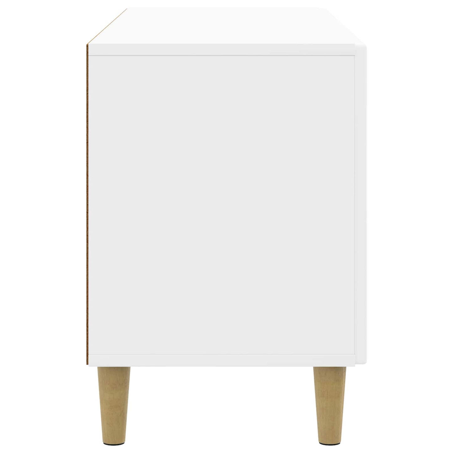 Mobile TV Bianco Lucido 99 x 34,5 x 50 cm Legno ingegnerizzato | homemem39