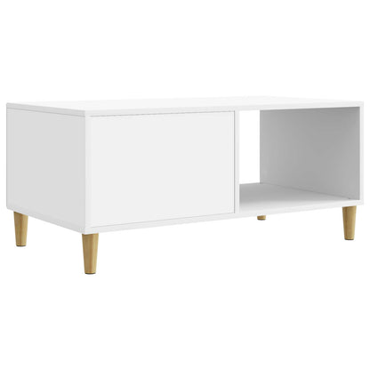 Tavolino da salotto Bianco 90 x 50 x 40 cm Legno ingegnerizzato | homemem39