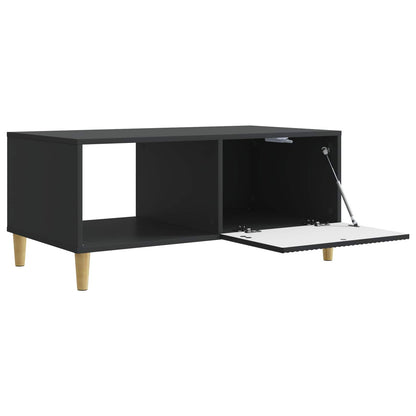 Tavolino da salotto Nero 90 x 50 x 40 cm Legno ingegnerizzato | homemem39