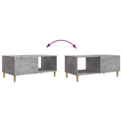 Tavolino da salotto Grigio Cemento 90 x 50 x 40 cm | homemem39