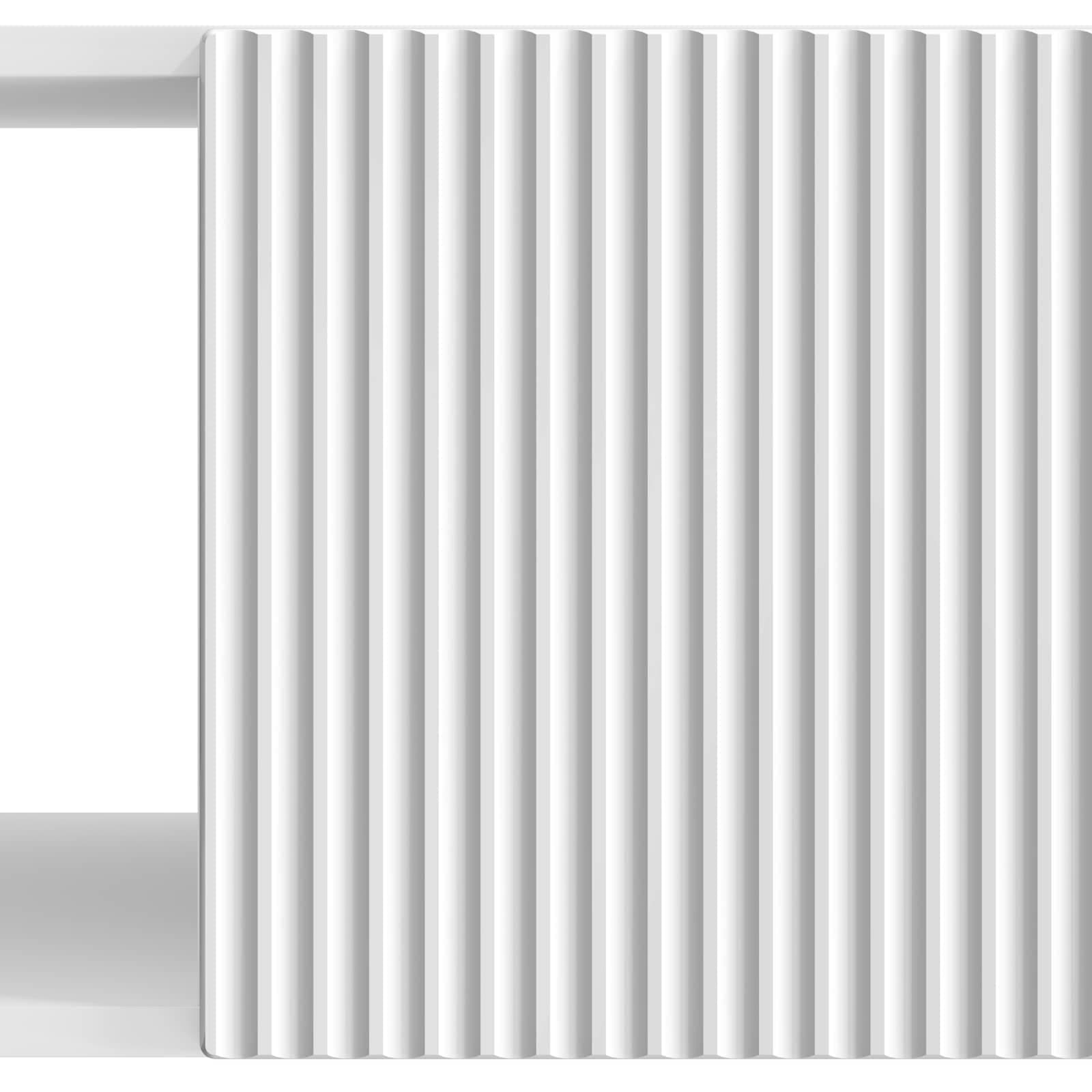 Tavolino da salotto Bianco Lucido 90 x 50 x 40 cm | homemem39