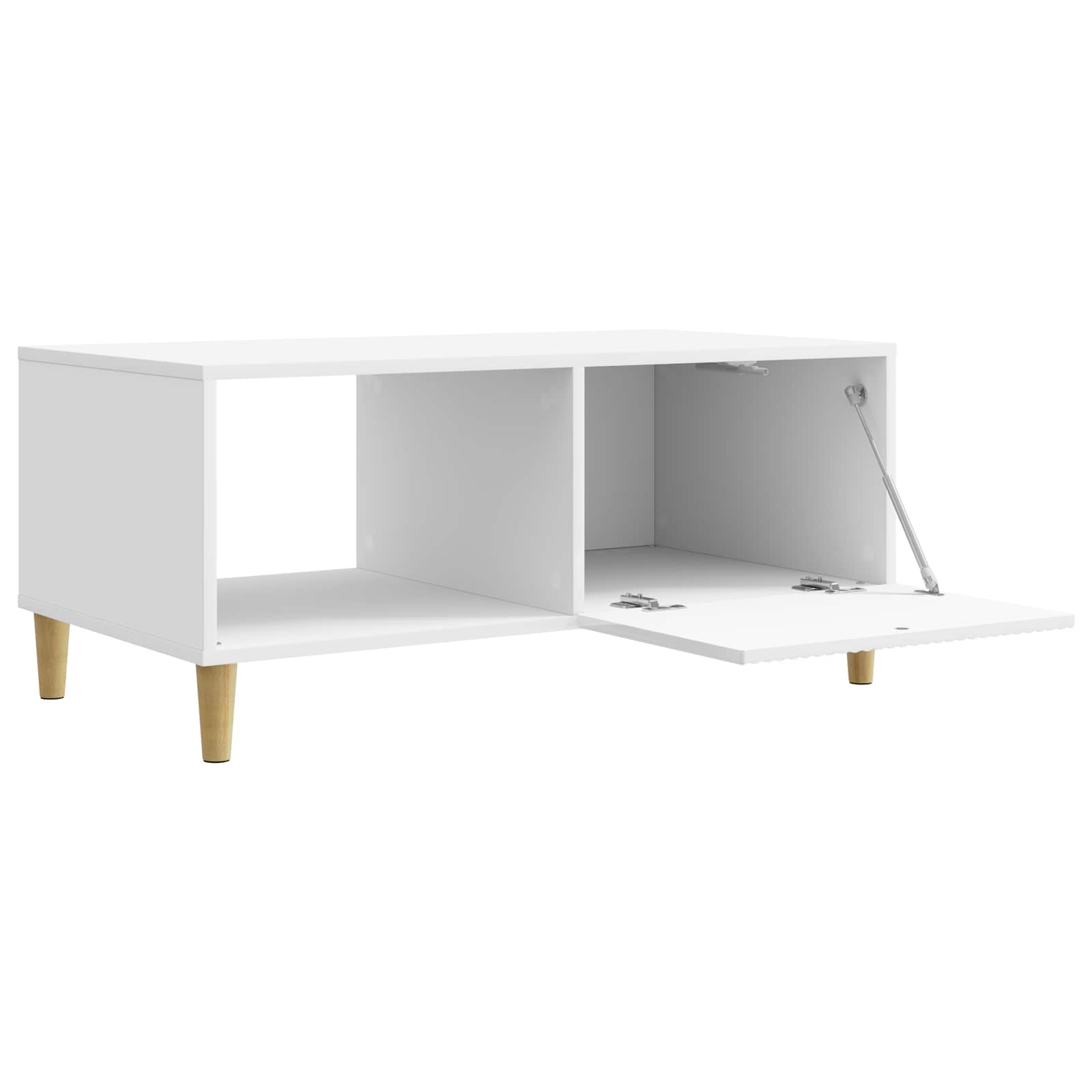 Tavolino da salotto Bianco Lucido 90 x 50 x 40 cm | homemem39