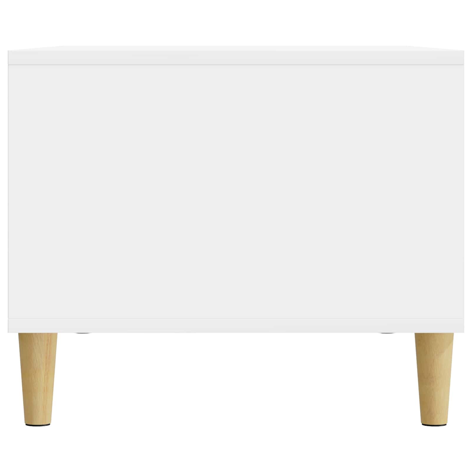 Tavolino da salotto Bianco Lucido 90 x 50 x 40 cm | homemem39