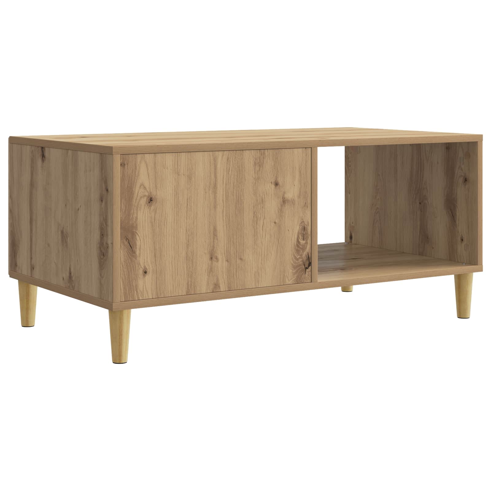 Tavolino da salotto Rovere Artigianale 90 x 50 x 40 cm | homemem39