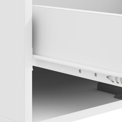 Tavolino da salotto Bianco 49 x 50 x 40 cm Legno ingegnerizzato | homemem39