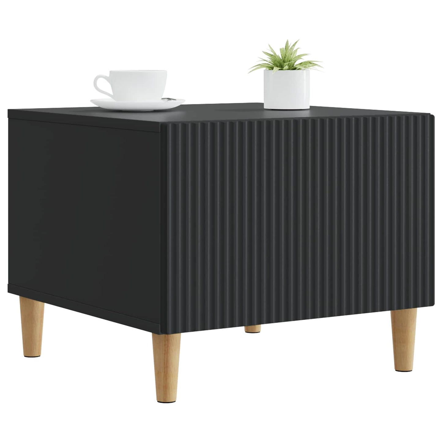 Tavolino da salotto Nero 49 x 50 x 40 cm Legno ingegnerizzato | homemem39