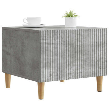 Tavolino da salotto con cassetto Grigio Cemento 49 x 50 x 40 cm | homemem39