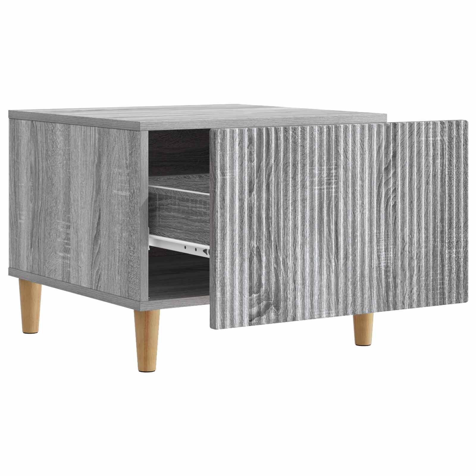 Tavolino da salotto con cassetto Grigio Sonoma 49 x 50 x 40 cm | homemem39