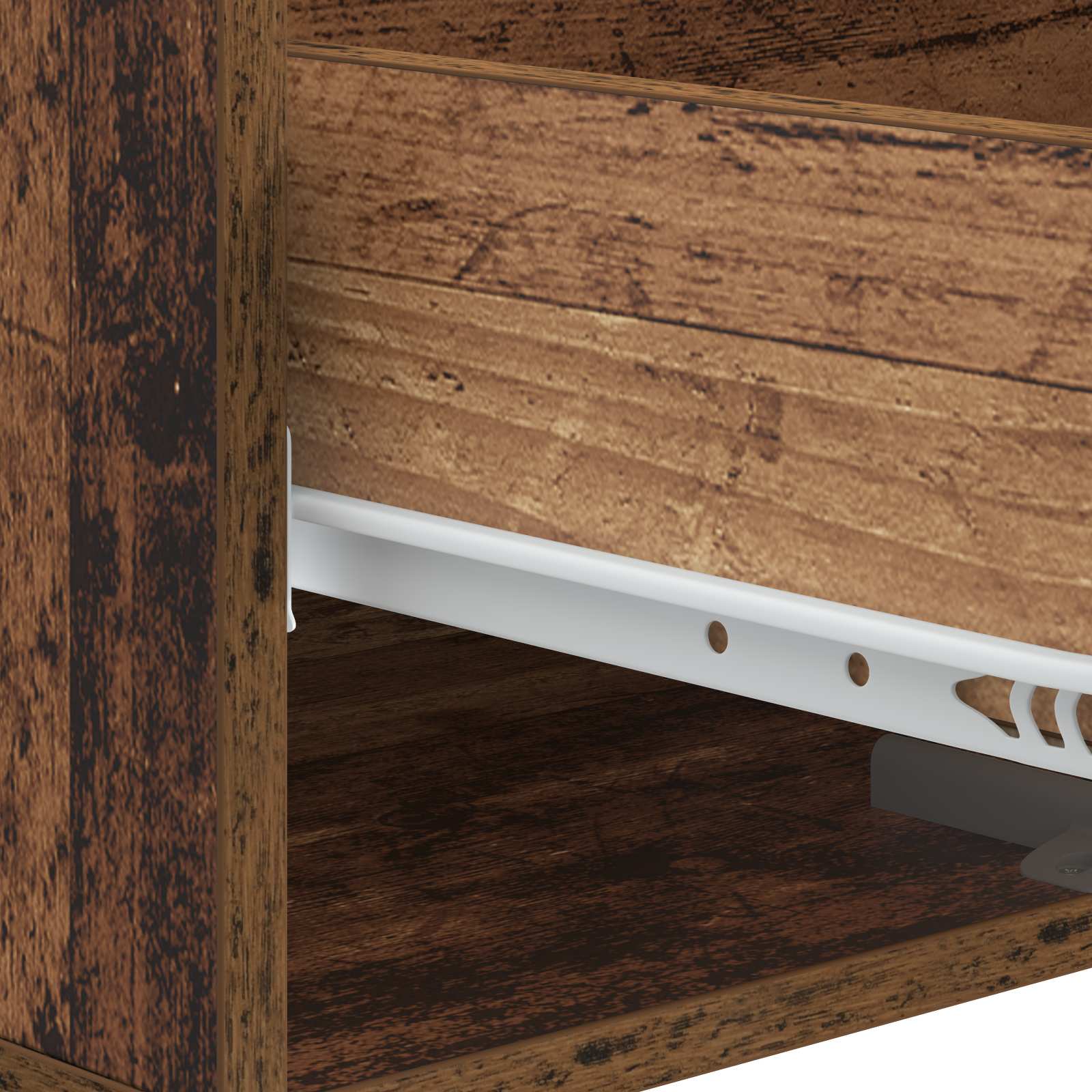 Tavolino da salotto con cassetto Legno antico 49 x 50 x 40 cm | homemem39