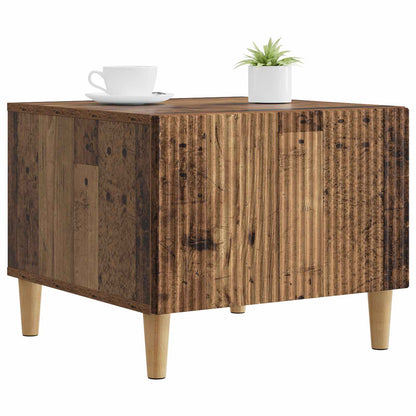 Tavolino da salotto con cassetto Legno antico 49 x 50 x 40 cm | homemem39