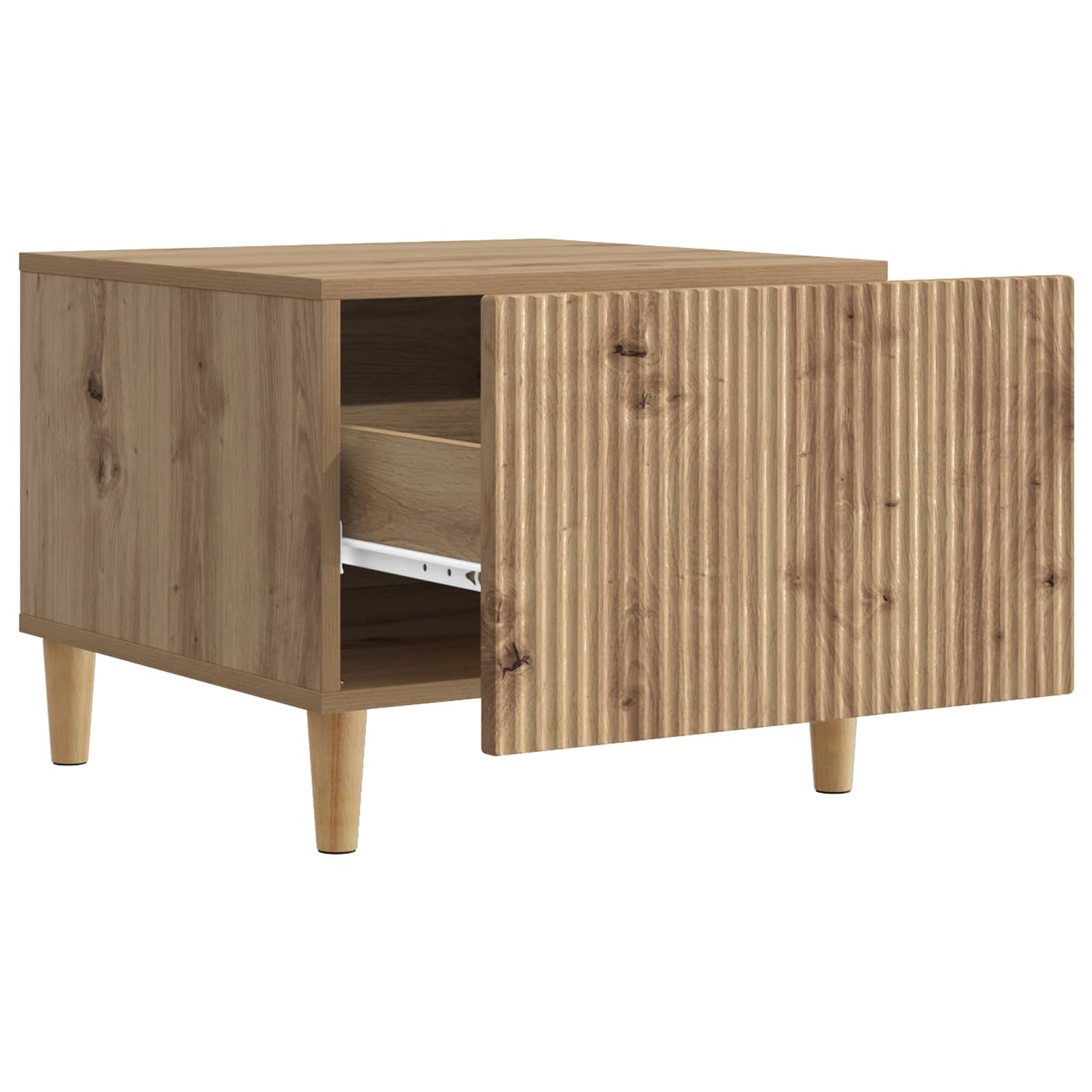 Tavolino da salotto Rovere Artigianale 49 x 50 x 40 cm | homemem39