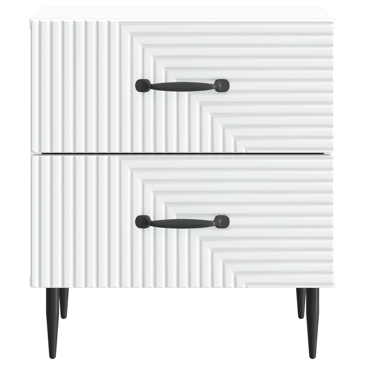 Armadio da Notte con cassetto Bianco 43 x 34,5 x 47,5 cm | homemem39