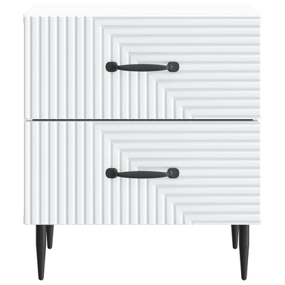Armadio da Notte con cassetto Bianco 43 x 34,5 x 47,5 cm | homemem39