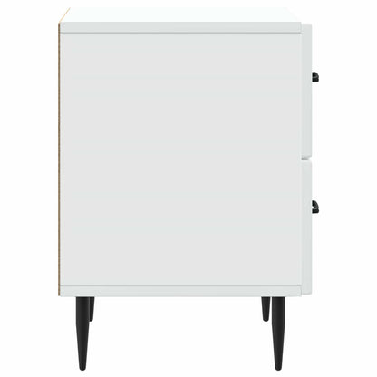 Armadio da Notte con cassetto Bianco 43 x 34,5 x 47,5 cm | homemem39