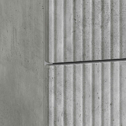 Armadio da Notte con cassetto Grigio Cemento 43 x 41 x 66,5 cm | homemem39