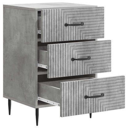 Armadio da Notte con cassetto Grigio Cemento 43 x 41 x 66,5 cm | homemem39