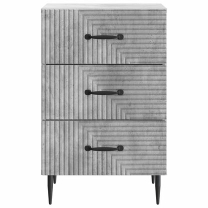 Armadio da Notte con cassetto Grigio Cemento 43 x 41 x 66,5 cm | homemem39