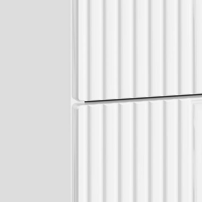 Armadio da Notte con cassetto Bianco Lucido 43 x 41 x 66,5 cm | homemem39